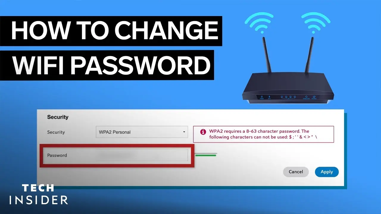 change my wifi password - Can I change my Wi-Fi password immediately