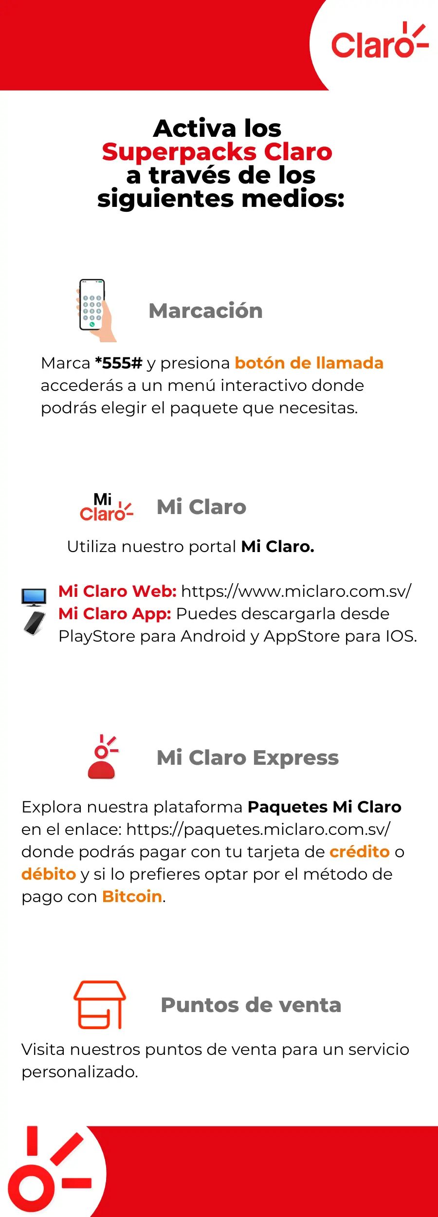 numero para hacer pack de internet en claro - Cómo activar el paquete de datos de Claro