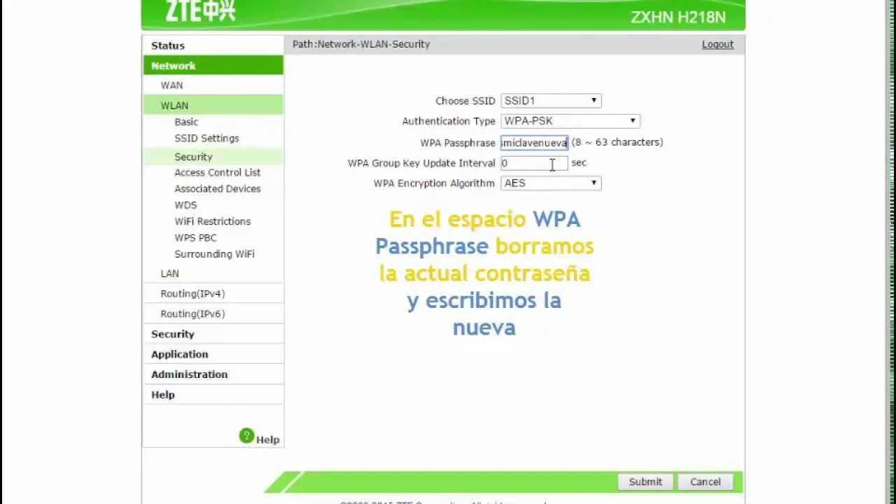 como poner clave de wi fi en zte - Cómo activar el Wi-Fi en un ZTE