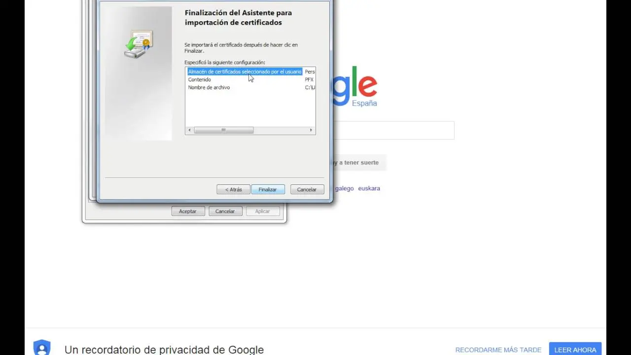 descargar certificado de seguridad internet explorer - Cómo actualizar el certificado de seguridad del navegador