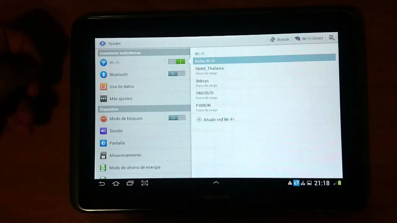 como configurar la tablet para tener wi fi - Cómo agregar red a la tableta