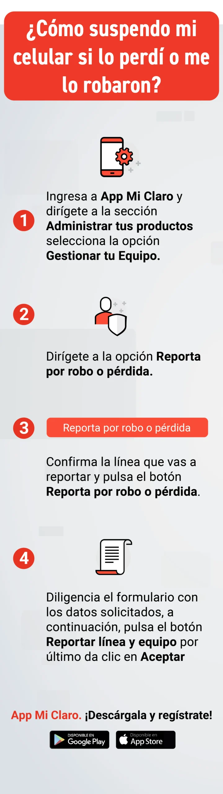 denunciar robo de celular claro por internet - Cómo bloquear un celular robado Claro Argentina