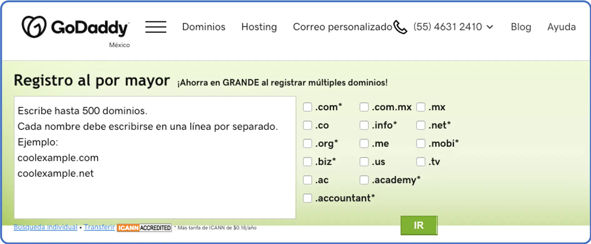 busqueda de dominios de internet - Cómo buscar si un dominio existe