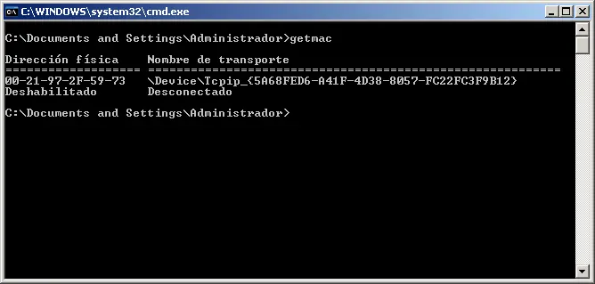 como encontrar direccion mac de wi fi con cmd - Cómo buscar una dirección MAC en una red