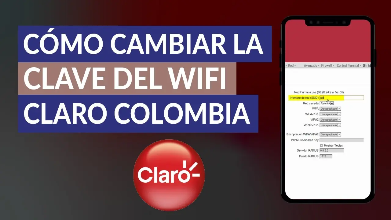 cambiar clave de internet claro - Cómo cambiar contraseña en Smart Home Claro