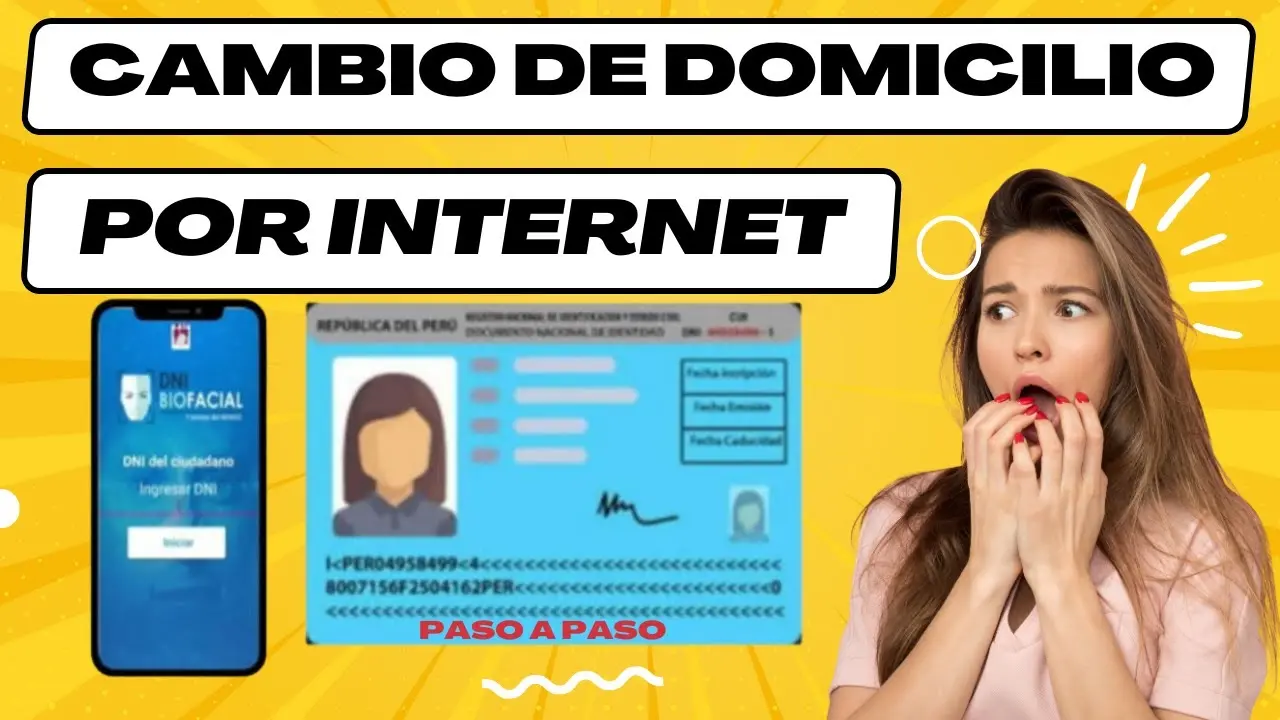 como realizar cambio de domicilio en la reniec por internet - Cómo cambiar de dirección en el DNI por Internet