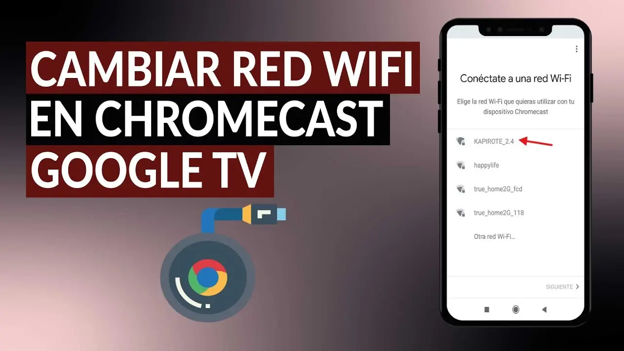 como cambio el wi fi del crhme - Cómo cambiar el Wi-Fi de Google