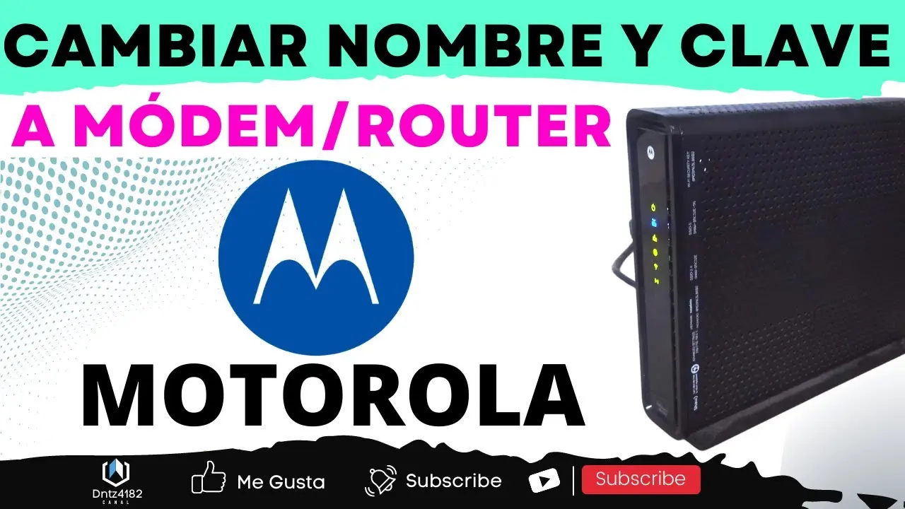 cambiar clabe wi fi modem motorola - Cómo cambiar la contraseña de mi zona wifi Motorola