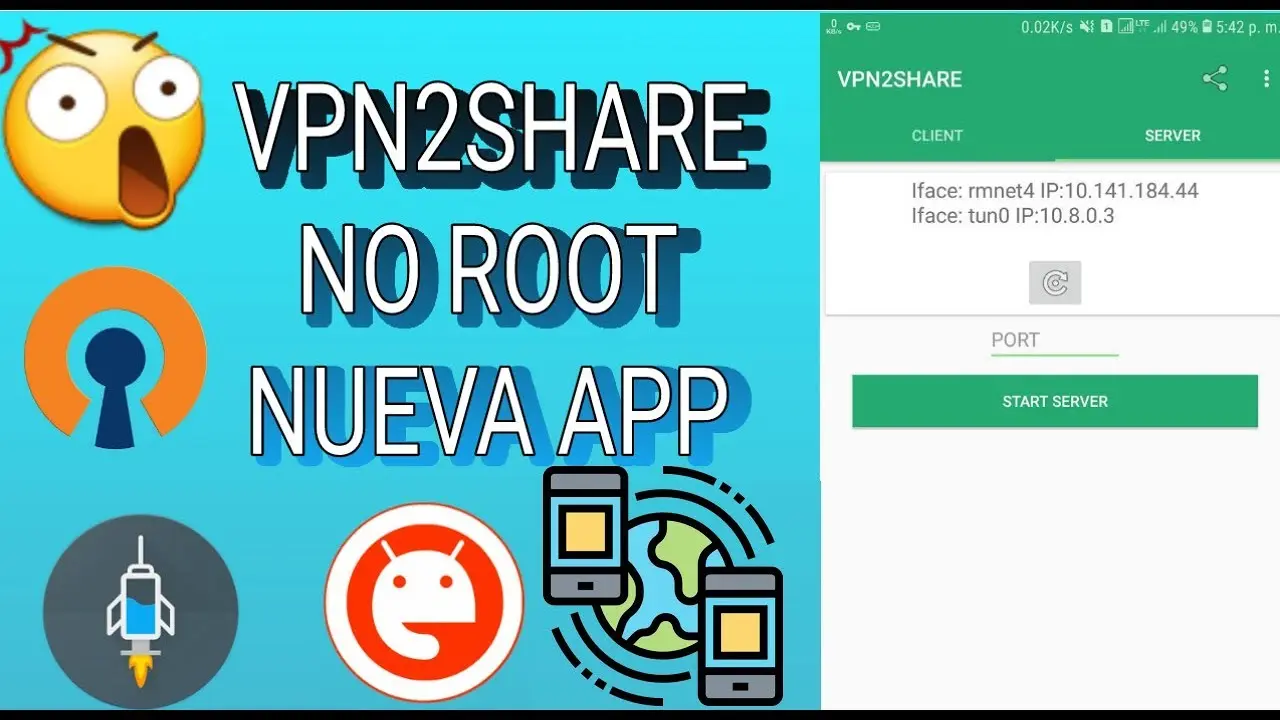 compartir internet de vpn sin root - Cómo compartir una conexión VPN desde su PC Windows