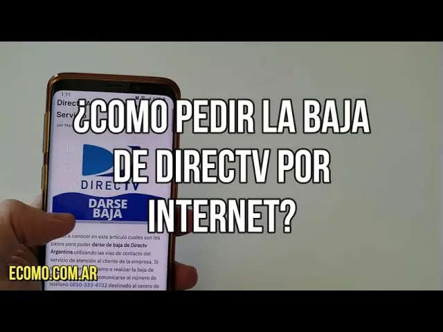 como dar de baja el servicio de directv por internet - Cómo dar de baja el servicio de DIRECTV por Internet