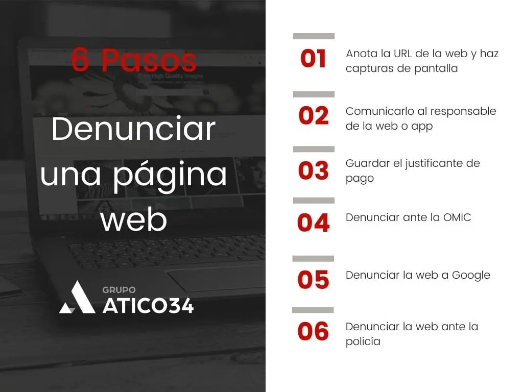 como reportar una pagina de internet - Cómo denunciar una página web fraudulenta