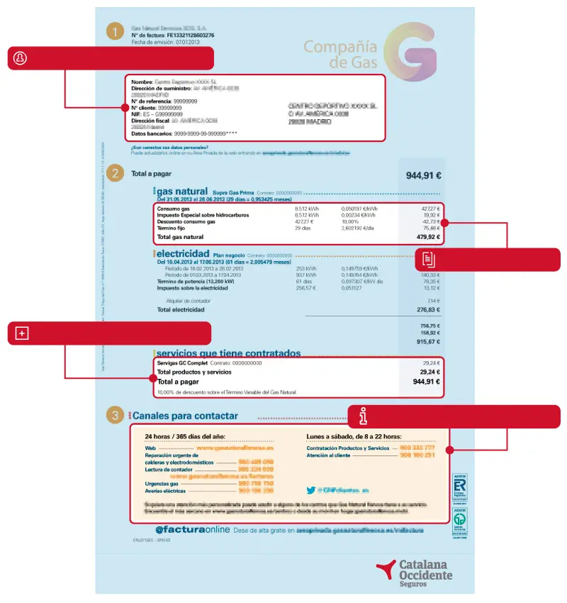 como sacar la factura de gas natural por internet - Cómo descargo mi recibo de gas natural
