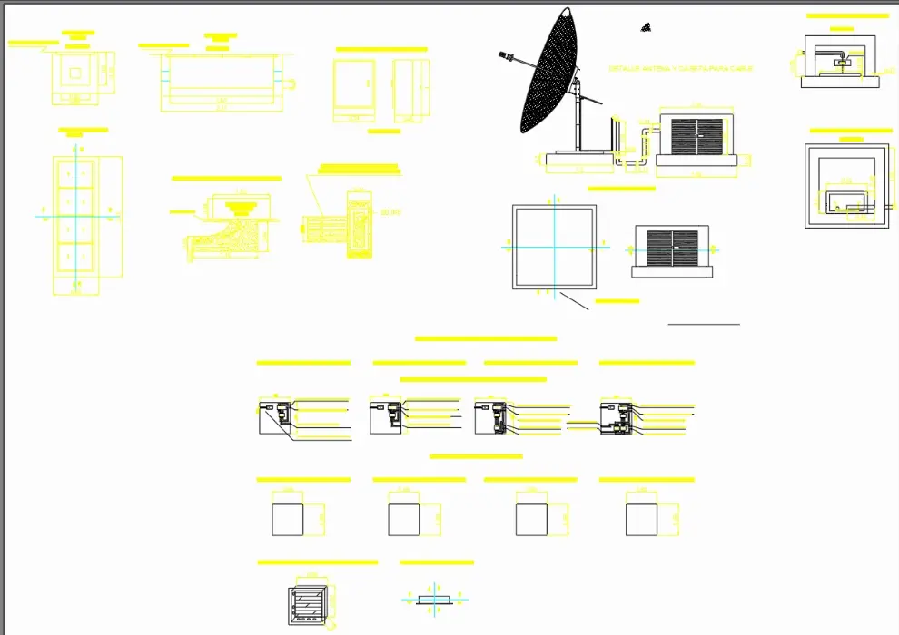 instalacion adsl en autoca - Cómo dibujar un punto de red en AutoCAD