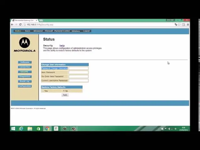 Cambiar la Clave Wi-Fi de tu Router Motorola: Tutorial Completa - Cómo entrar a un router Motorola cambiar clave wifi motorola - Cómo entrar a un router Motorola
