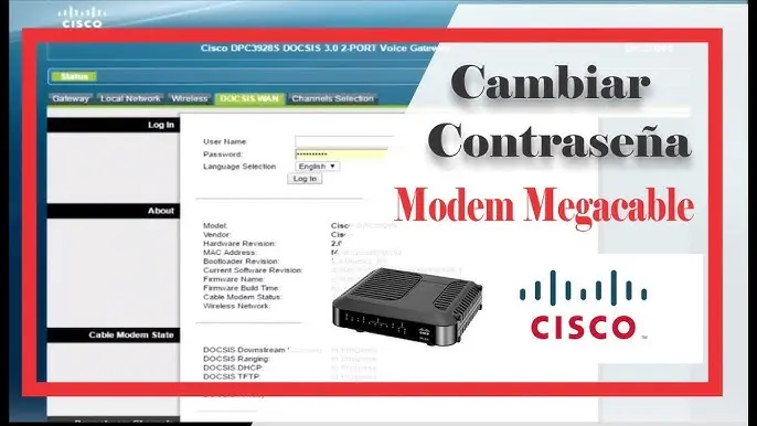como cambiar clave wifi cisco - Cómo entrar al router Cisco dpc3825