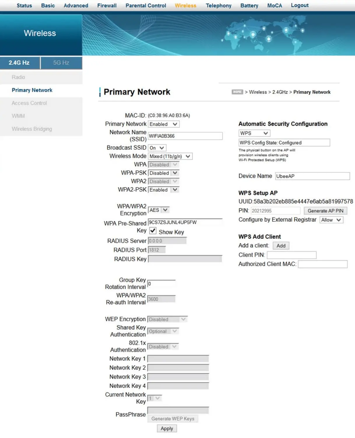 ubee seguridad wi fi login - Cómo entrar al router ubee ddw3611