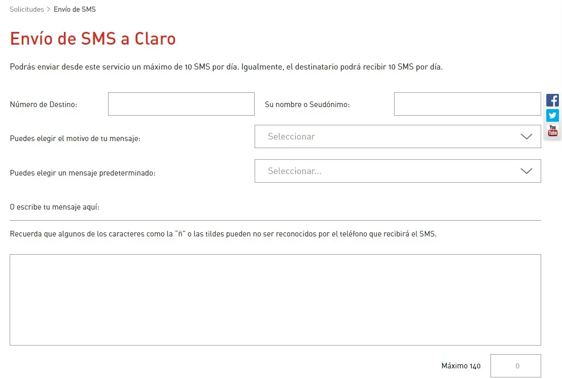 mensajes gratis de claro por internet - Cómo enviar mensajes a personal desde Internet