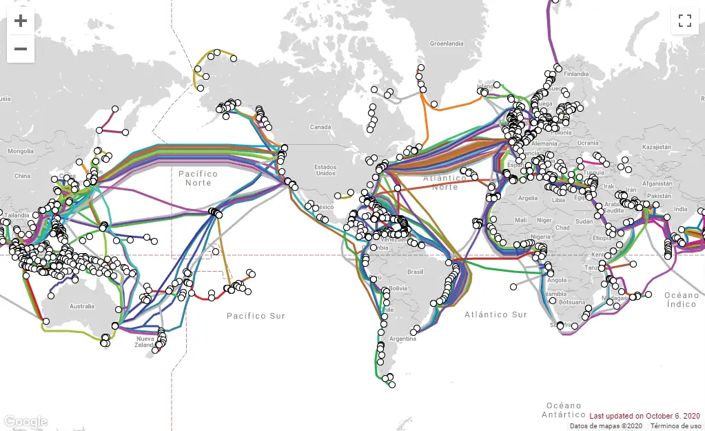 porcentaje de internet en el mundo - Cómo está conectado el Internet en el mundo