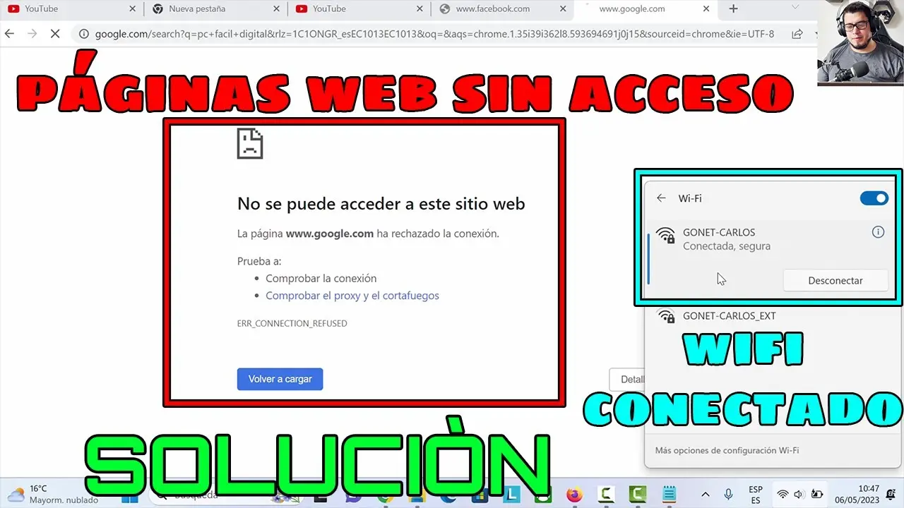mi pc me bloquea paginas de internet - Cómo evitar bloqueo DNS