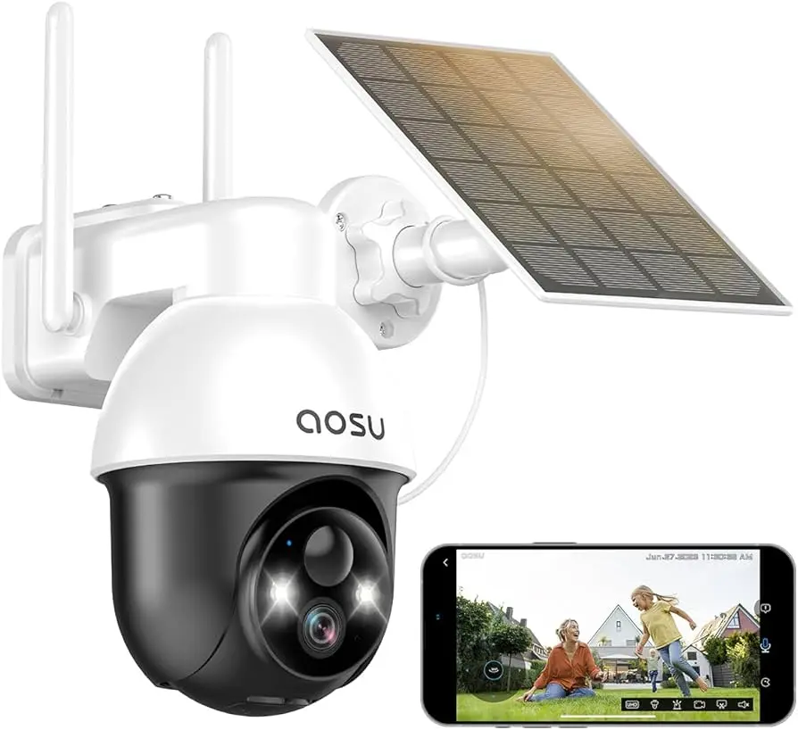 camara de vigilancia wifi exterior con placas solares - Cómo funcionan las cámaras de vigilancia solares