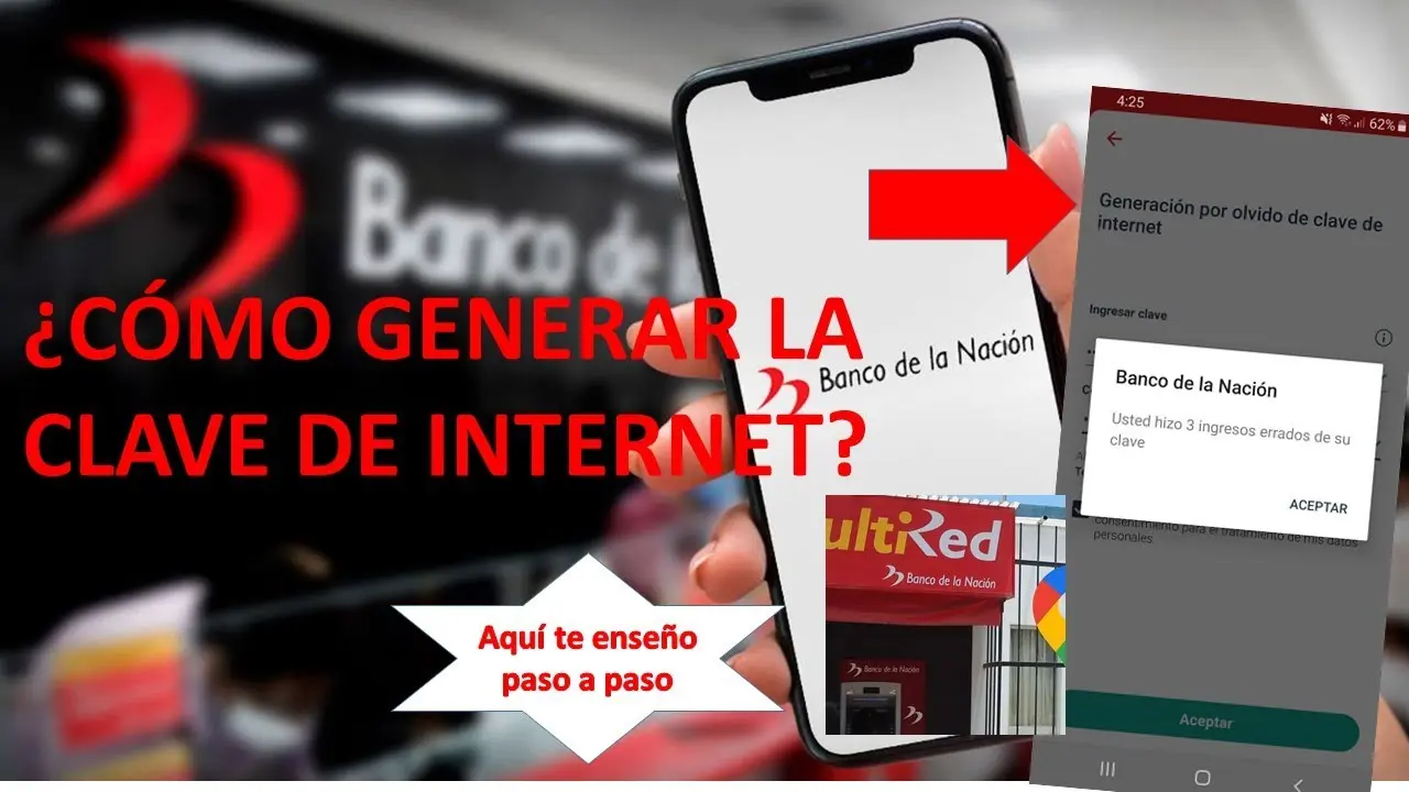 banco de la nacion generacion de clave internet - Cómo generar mi clave de Internet para el Banco de la Nación