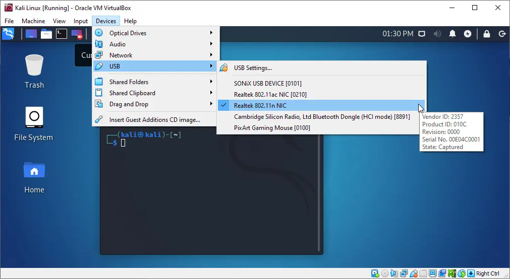 Kali Linux en VirtualBox: La Tutorial Completa para Mac - Cómo instalar Kali Linux en VirtualBox en Mac kali virtualbox wifi - Cómo instalar Kali Linux en VirtualBox en Mac