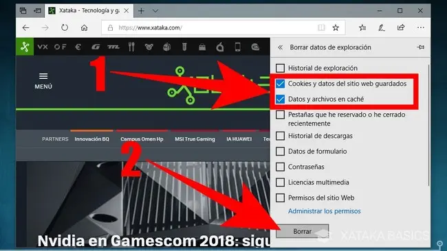 como borrar los cuquis de internet - Cómo limpiar cookies en mi móvil