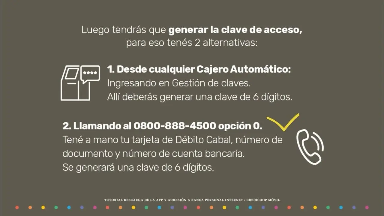 alta de banca internet credicoop - Cómo obtener mi CBU Banco Credicoop por Internet