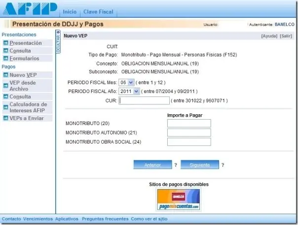 Pagar Monotributo por Internet: Tutorial Completa y Fácil - Cómo pagar VEP a través de Home Banking pago de monotributo por internet - Cómo pagar VEP a través de Home Banking
