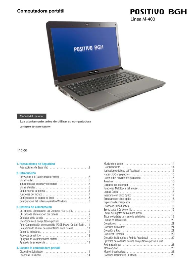 tecla on off de wi fi en una bgh positivo - Cómo prender la netbook Positivo BGH