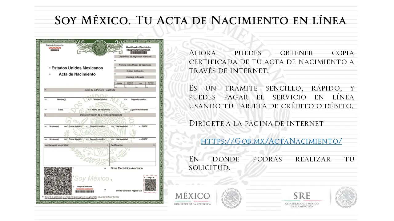 como pagar partida de nacimiento por internet - Cómo puedo pagar una partida de nacimiento en línea
