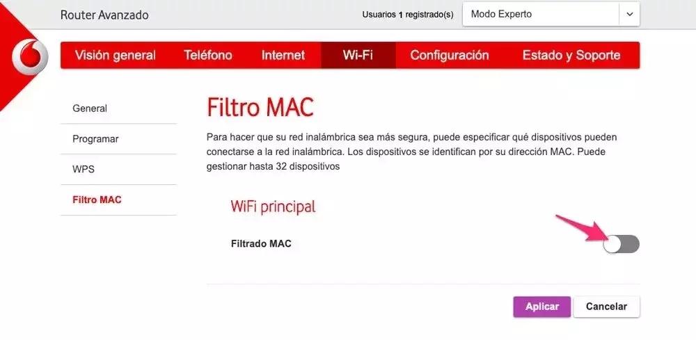 filtro mac wifi - Cómo quitar el filtrado MAC de router