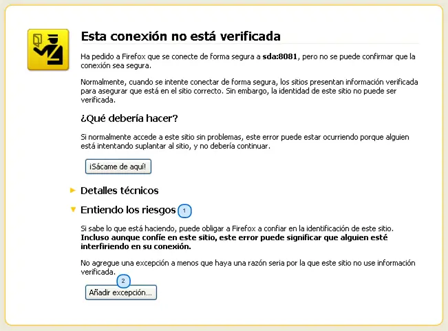 advertencia de seguridad de internet - Cómo quitar la advertencia de seguridad