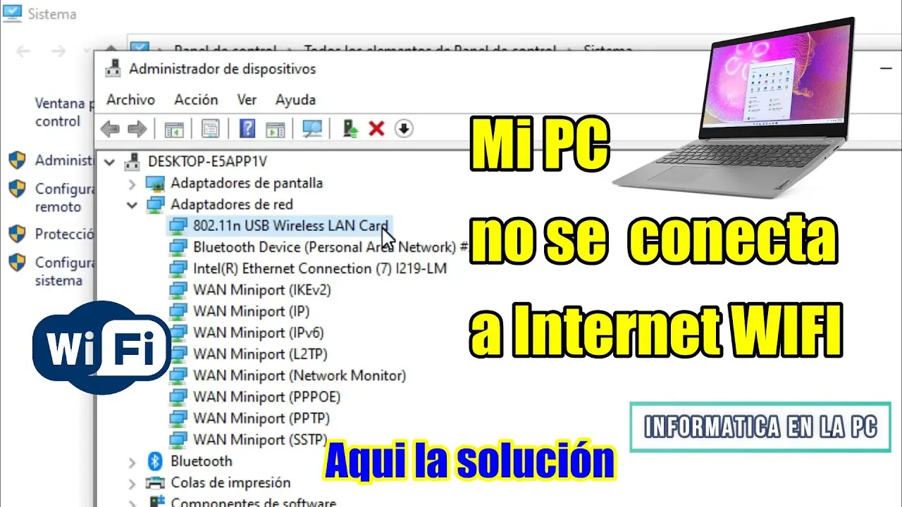 aparece wan miniport y no conecta wi-fi - Cómo quitar los Wan miniport