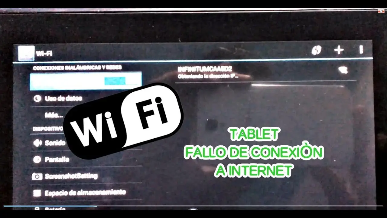 mi tablet samsung se conecta a wifi pero no navega - Cómo restablecer ajustes de red en Tablet Samsung