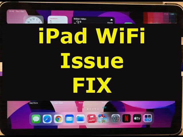 problemas wifi ipad - Cómo restablecer la red de mi iPad