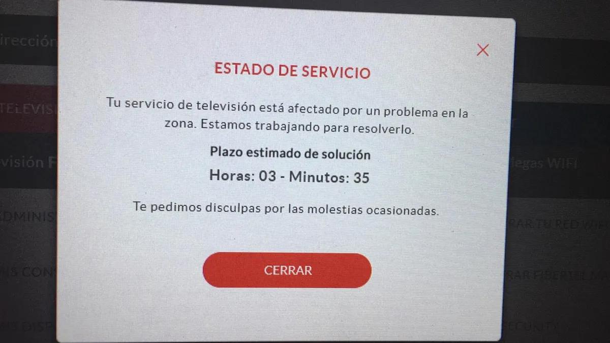 caida de internet fibertel - Cómo saber si Flow está caído