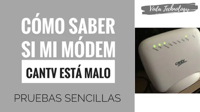 luz adsl no enciende cantv - Cómo saber si me cortaron la línea Cantv