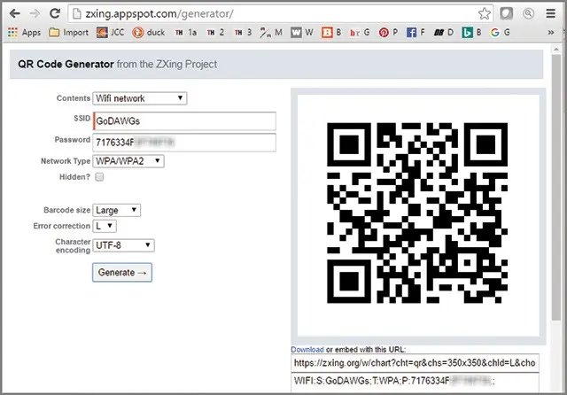 code qr wi-fi - Cómo sacar el código QR de mi red WiFi