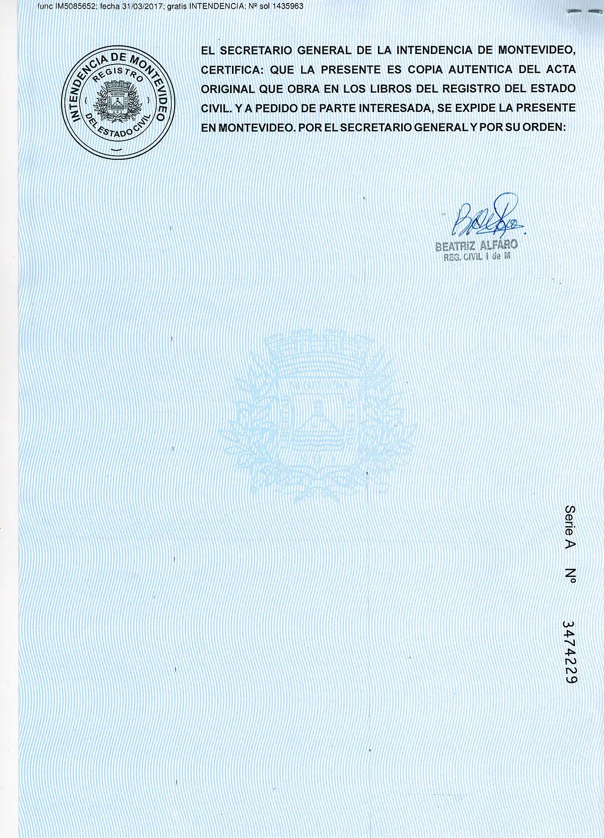 solicitud de partida de nacimiento por internet uruguay - Cómo sacar partidas de nacimiento por Internet en Uruguay