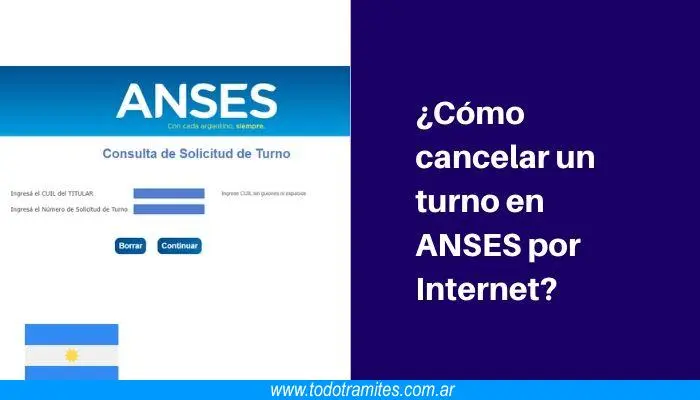 cancelar turno de anses por internet - Cómo sacar turno en ANSES desde la app