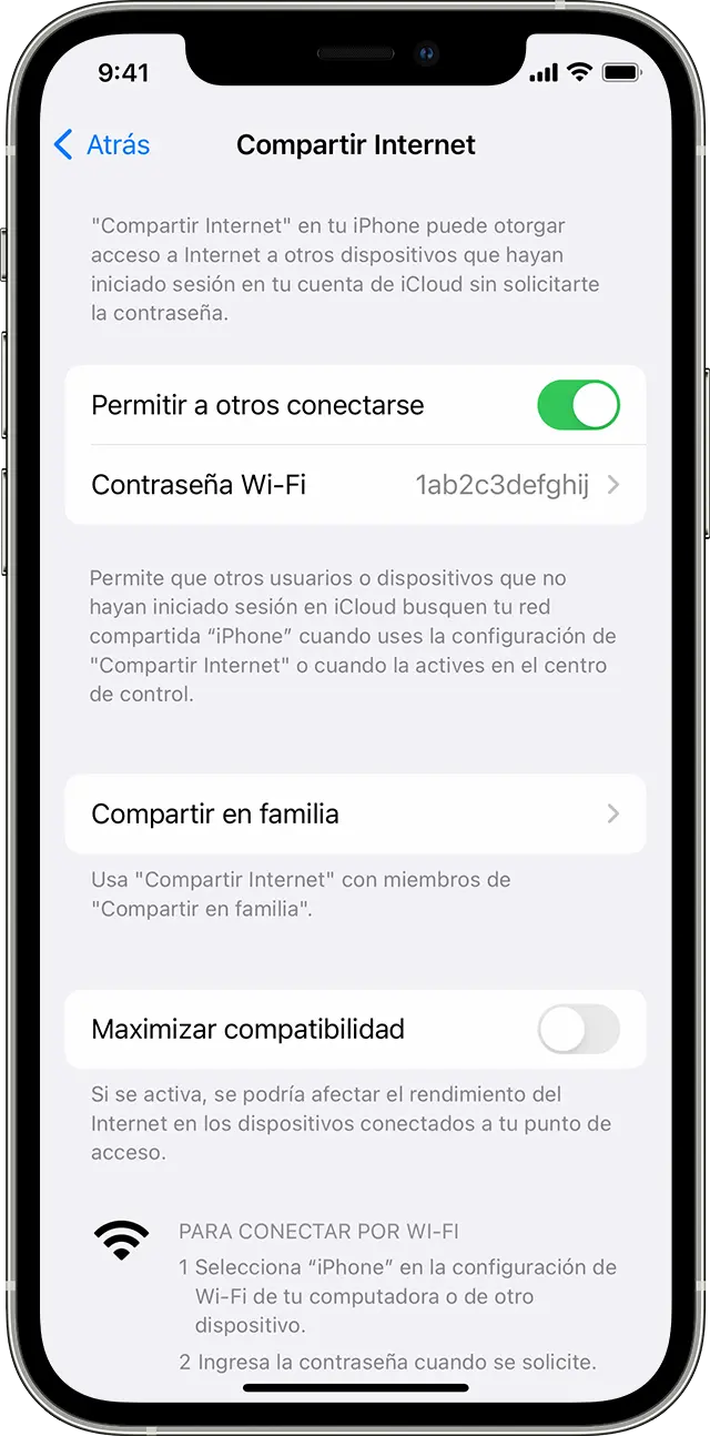 compartir internet de android a iphone - Cómo se comparte Wi-Fi de un iPhone a un Android