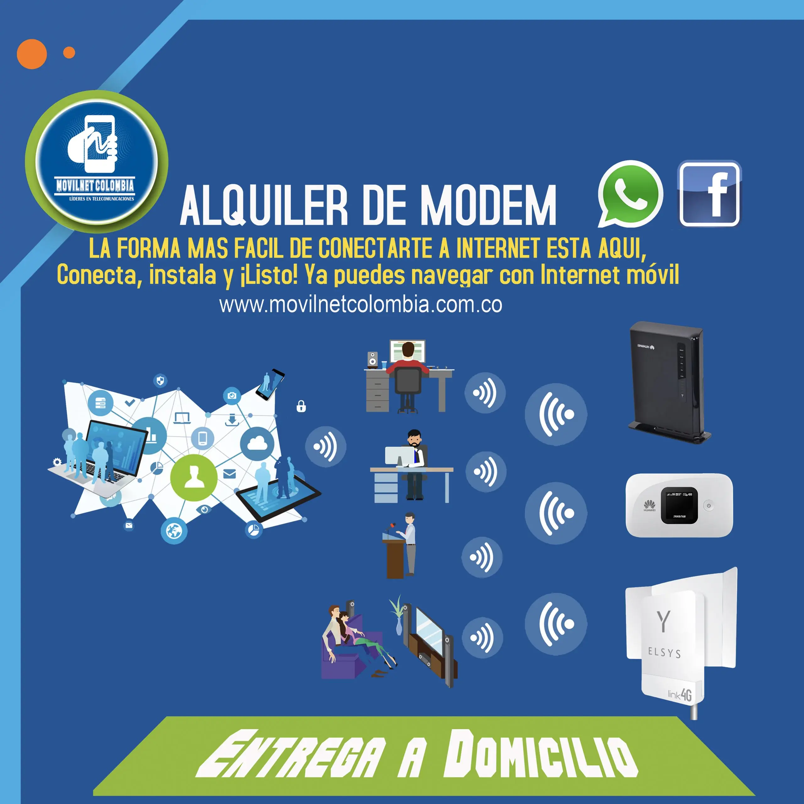 alquiler de internet movil - Cómo se llama el internet móvil