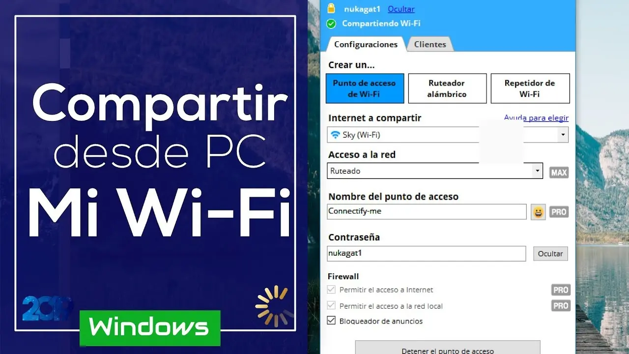 app para compartir internet de pc a celular - Cómo se llama la aplicación para compartir Internet