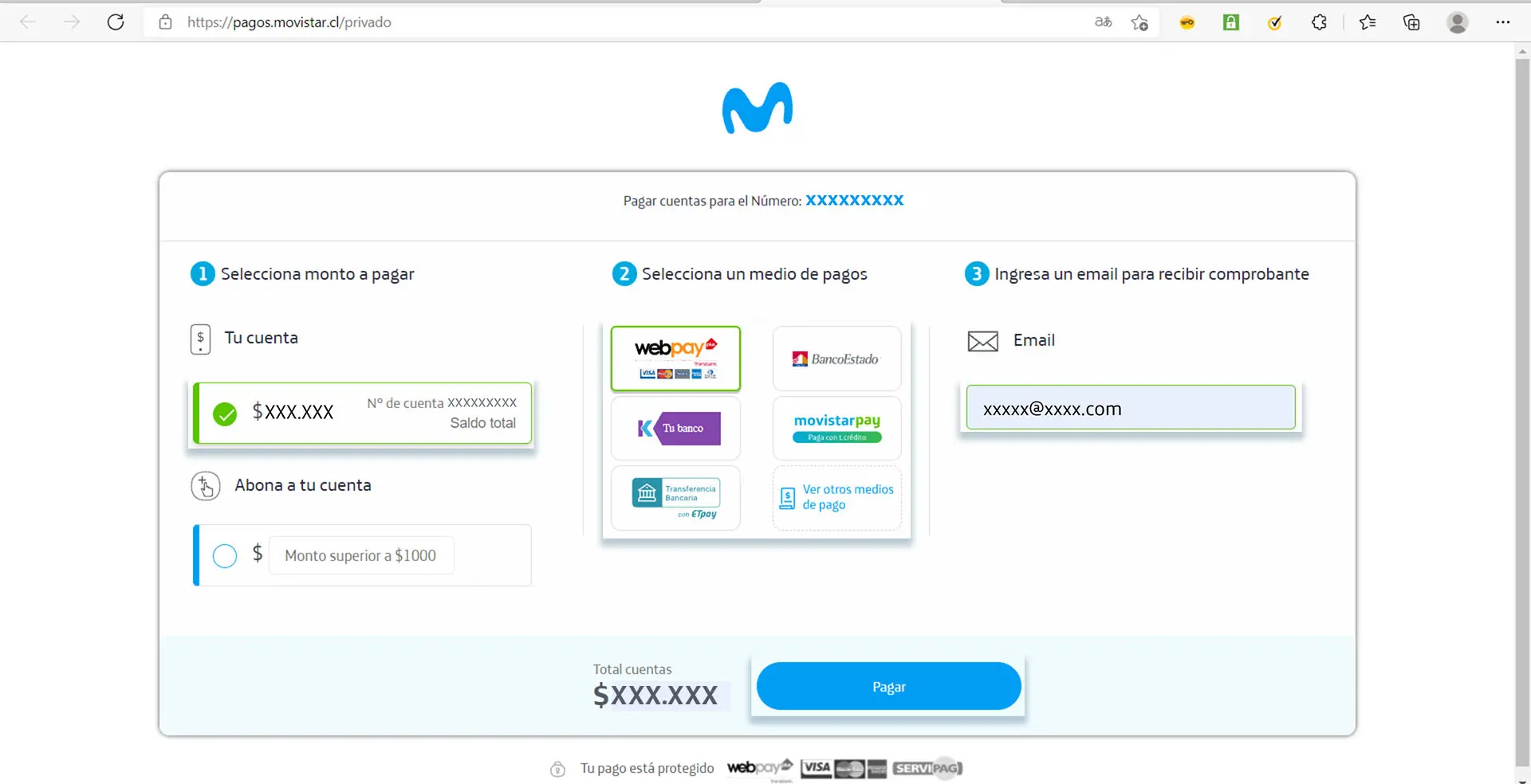 como pagar la cuenta de movistar por internet - Cómo se paga la Cuenta de Movistar