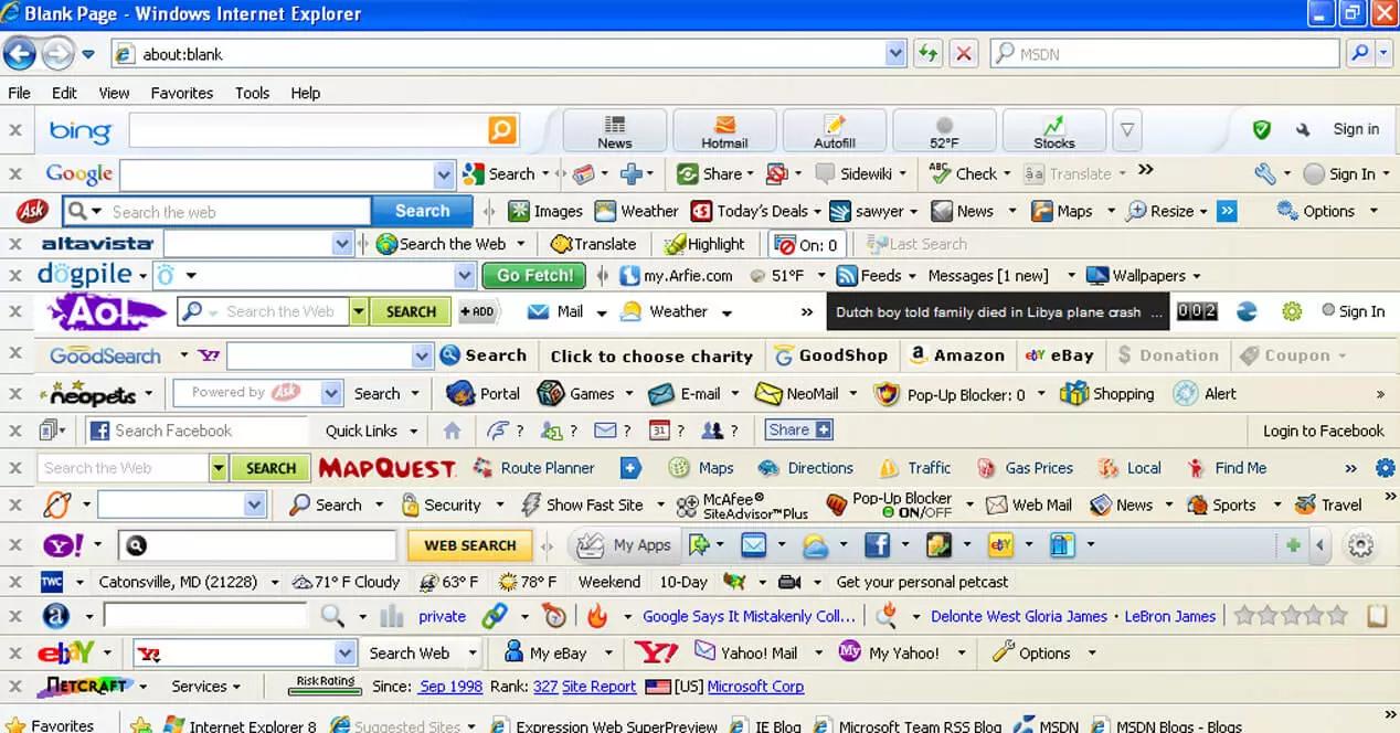 barra de internet - Cómo se pone la barra de Google
