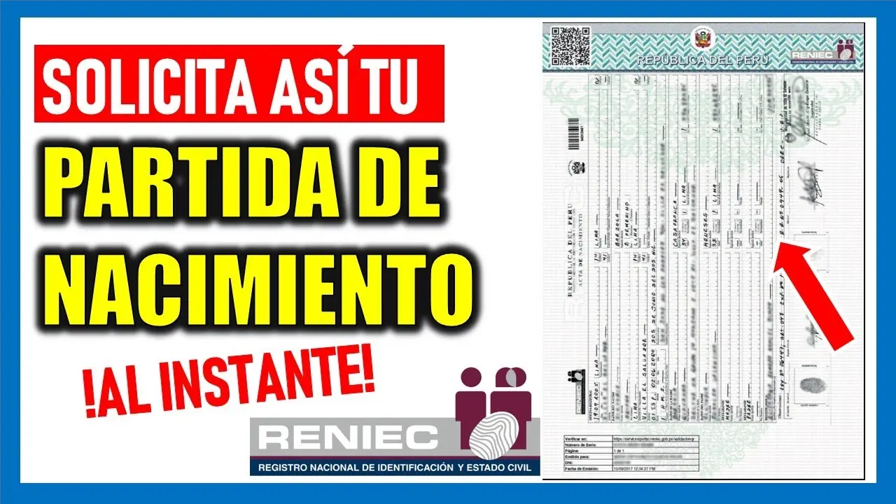 como tramitar una partida de nacimiento por internet - Cómo se puede sacar una partida de nacimiento por Internet
