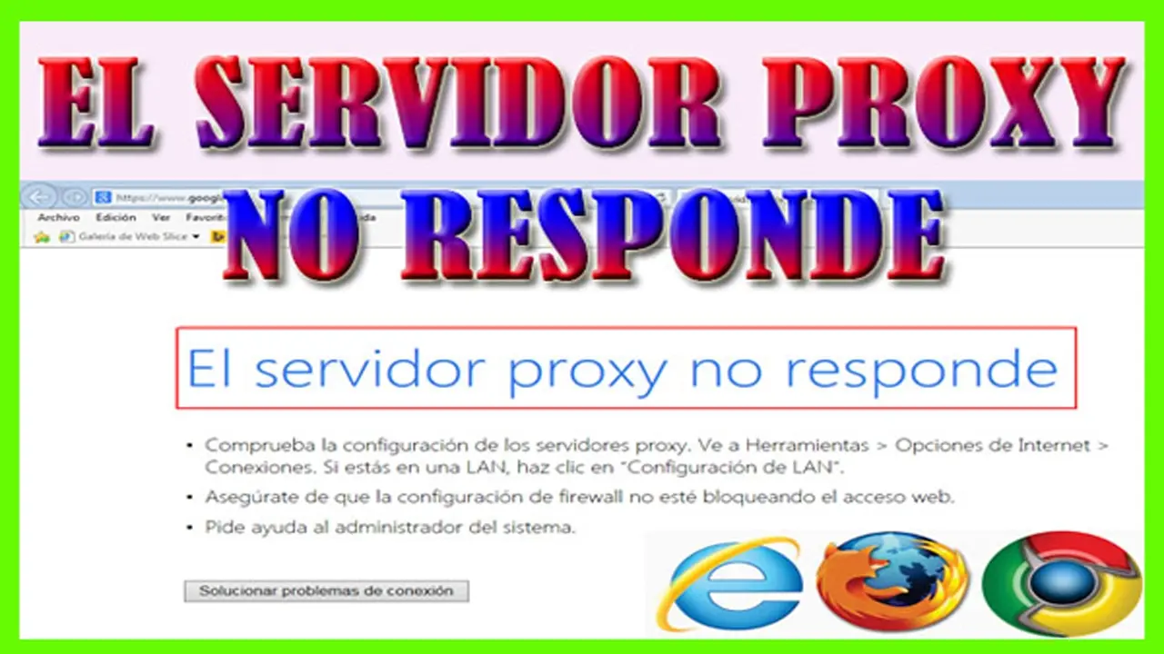 Wi-Fi Conectado, pero Error en el Servidor Proxy: ¡Soluciónalo! - Cómo solucionar error en el servidor proxy wi fi conecta pero error en servidor proxy - Cómo solucionar error en el servidor proxy