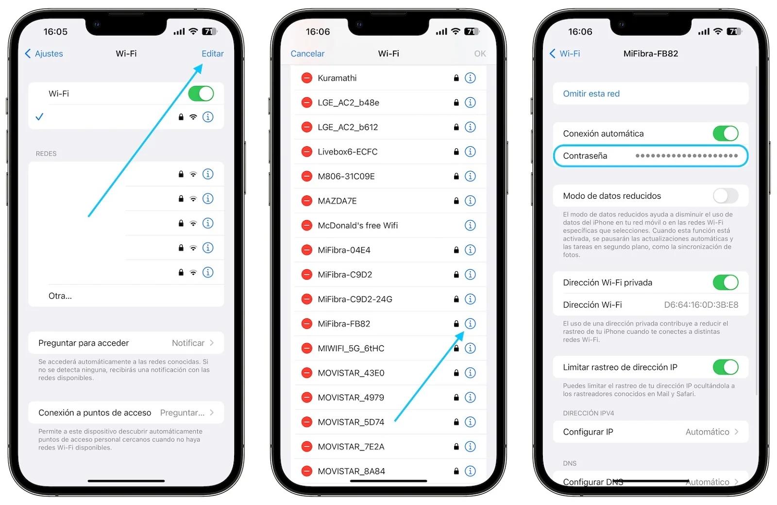 contraseñas guardadas wifi iphone - Cómo veo las contraseñas guardadas en mi iPhone