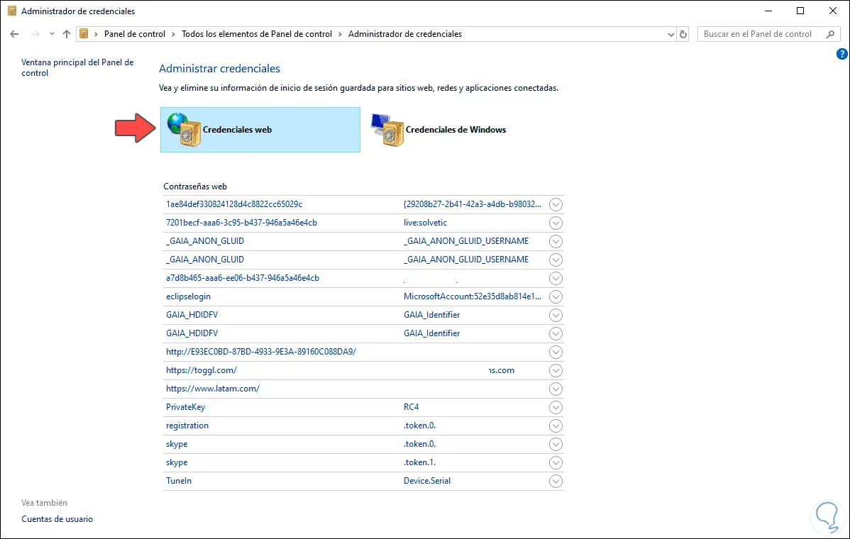 cómo ver las contraseñas de internet explorer - Cómo ver las contraseñas del navegador